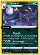 Carte promozionali Umbreon Holofoil SWSH: Spada e Scudo SWSH129 Pokemon LP