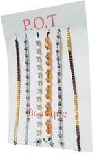 6 Pack Bracelets/Friendship Bracelets/Casual Beaded Jewelry/Teens/Adults/Gifts