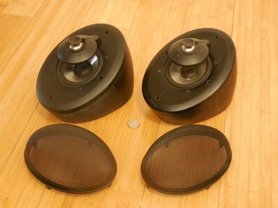2 x Mirage OS 1W-1 Omnipolar Omnisat 150W Surrround Sound Speaker , not micro