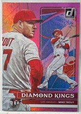 2022 Donruss #14 Mike Trout Holo Pink Los Angeles Angels