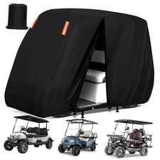 Golf Cart Cover 2/4 Passenger,Waterproof Outdoor Golf Cart Covers Extended