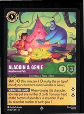 Aladdin  Genie - Mischievous Pals 59/204 Attack of the Vine Lorcana NM