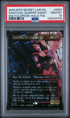 MTG 森　1472 ドット絵　secret lair psa10 2025 MTG SECRET LAIR COUNTDOWN KIT #0051 XANTCHA, SLEEPER AGENT