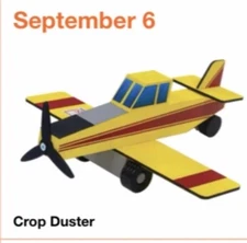 Crop Duster Airplane Home Depot Kids Workshop Kit Pin September 2025