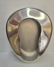 Bed Pan Heavy Duty Stainless Steel Bedpan for Female Male Easy to Clean Bed Pan