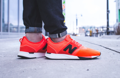 Men's New Balance 247 Sport Orange MRL247OR sneaker US8 RARE MODEL