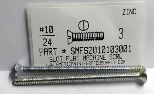 Brass Machine Screws 8-32 X 1/2" - Flat Head Slotted 40-Pack For Various Metal Fastening Projects