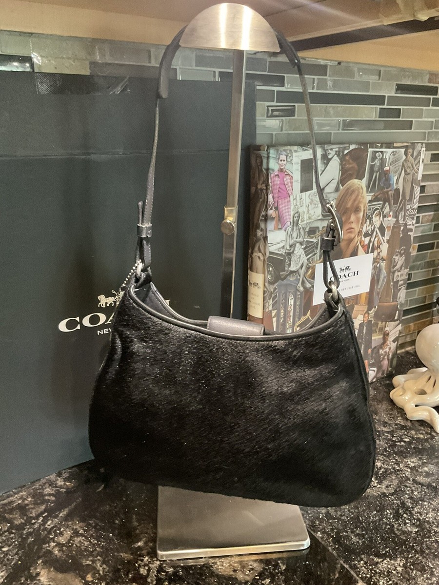 Vintage Coach Brown Leather Bleecker Demi Zip Handbag 59c 9311 USA