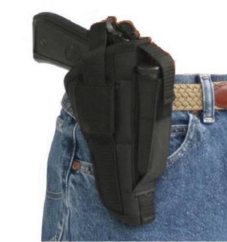 OWB Gun Holster Built in Mag Pouch Belt Loop Adjustable Strap Ambidextrous WSB-8 - Picture 4 of 5
