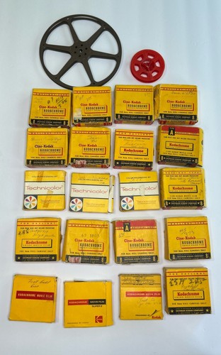 8mm Film 1950s Home Movie LOT 20 REELS Family Travel Football Baseball UNTESTED