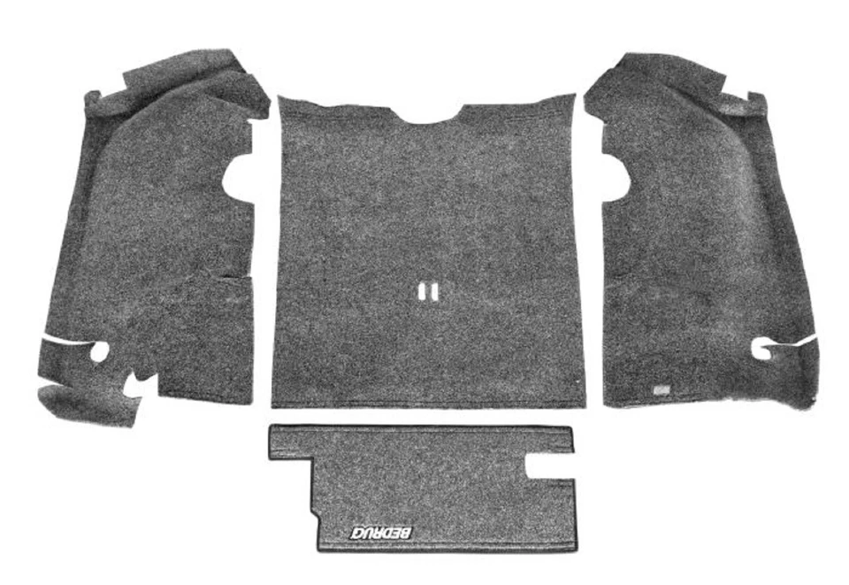 BedRug Gray Front/Rear Floor Liners & Cargo Liner Kit for 97-06 Jeep Wrangler TJ Foto 4 de 4
