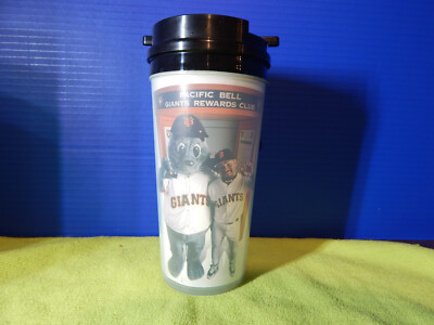 SF Giants-Lou Seal & Player?-Tumbler with Lid-Pacific Bell Giants Rewards Club