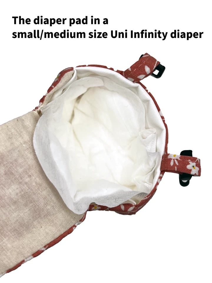 Pañales de pollo para gallinas, gallo, gallo (talla pequeña) - ajustables, impermeables Foto 4 de 4