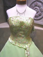 NWT Tiffany Pageant prom social formal quinceanera ball gown dress KEYLime 4