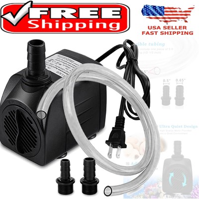 Multi-Function Submersible Water Pump: Perfect for Fish Tanks & Garden Fountains