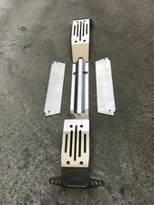 Stainless Steel Bumper Chassis Armor Protection Skid Plate TRAXXAS X-Maxx 6s 8s 