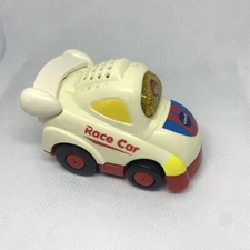 VTech Go! Go! Smart Race Car  Interactive Lights & Sounds Car Ivory White