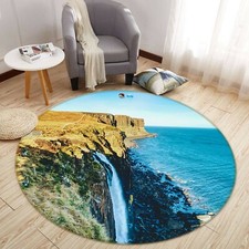 3D Mountain Ocean NAO5940 Game Rug Mat Elegant Photo Carpet Mat Fay