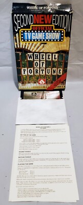 Wheel Of Fortune 2nd Edition Apple IIGS Game! In Box!