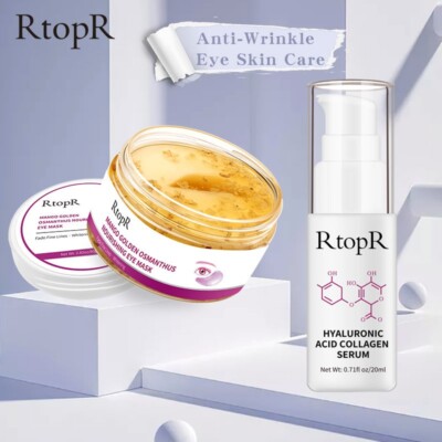 Rtopr Collagen Eye Mask Patches Acid Serum Dark Circles Whitening Moisturizing