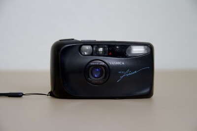 yashica micro finesse point and shoot 35mm film camera
