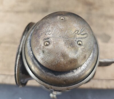 ANTIQUE brass BICYCLE LANTERN ADMIRAL BICYCLE LAMP Co Columbus