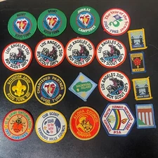 Boy Scout Patches Lot of 20 Los Angeles Hawaii Cub Scout Salvation Army