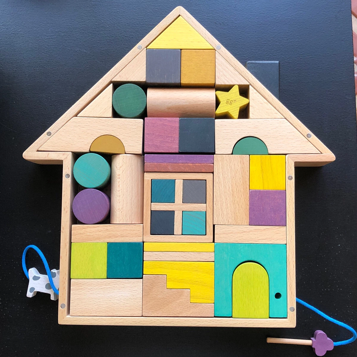 Wooden block sale house