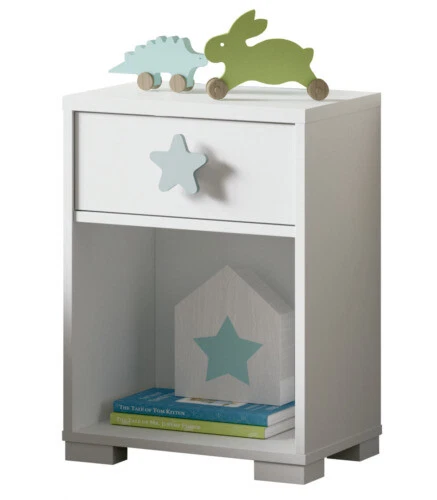 Mesillas de noche grises para el hogar