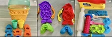 Lot of 3 Sets Play Doh Tools - Mr Potato Head, Ice Cream Cone, Basics + Extruder