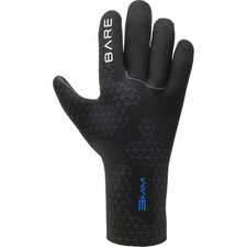 Black XL Bare 3mm S-Flex Dive Gloves 055941BLK-50XL 