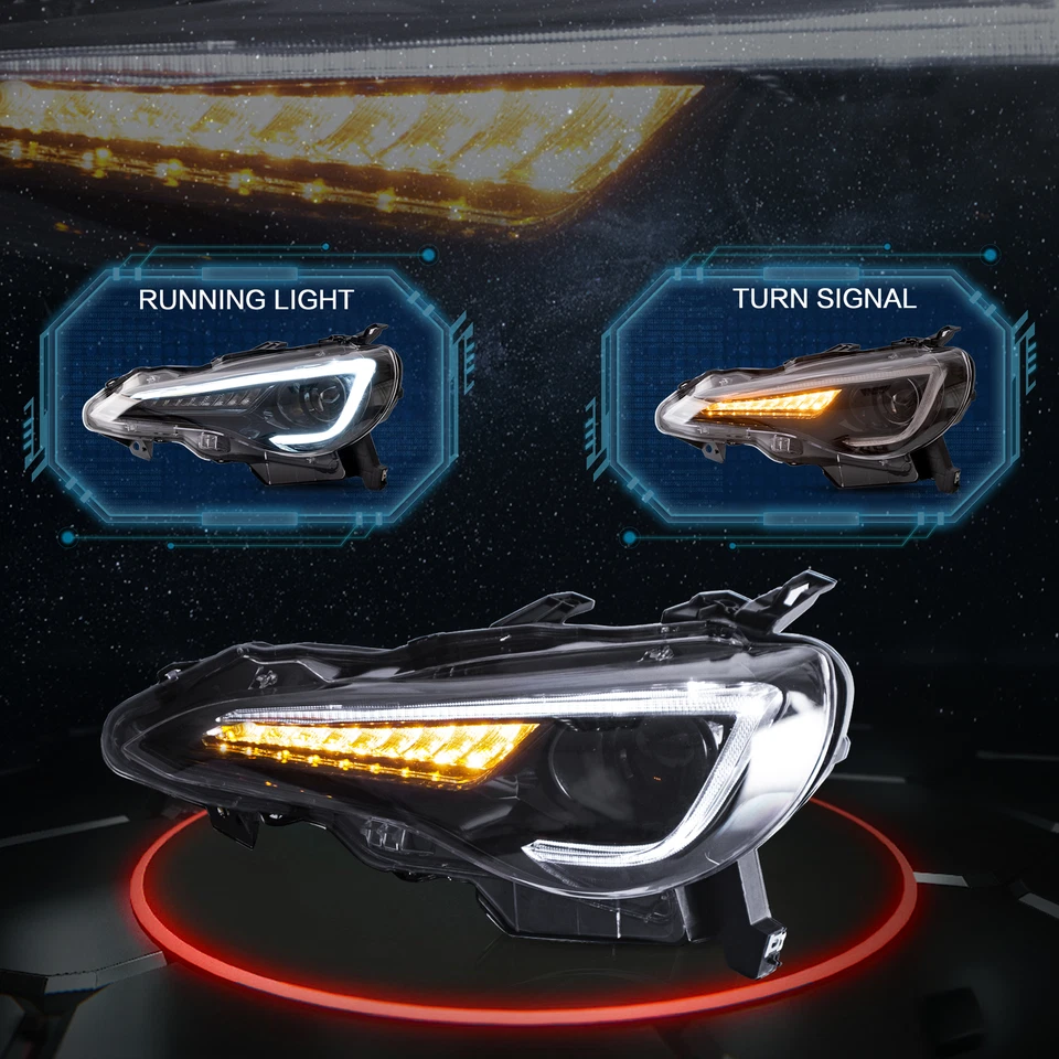 Faros LED VLAND para SUBARU BRZ 2013-2020&2013-20 Scion FR-S&TOYOTA 86 17-20 Foto 3 de 4