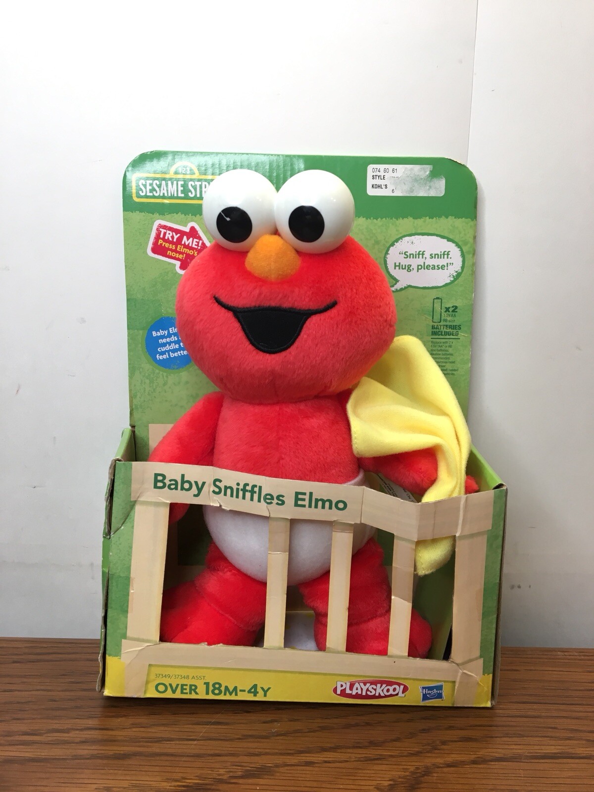 elmo potty doll