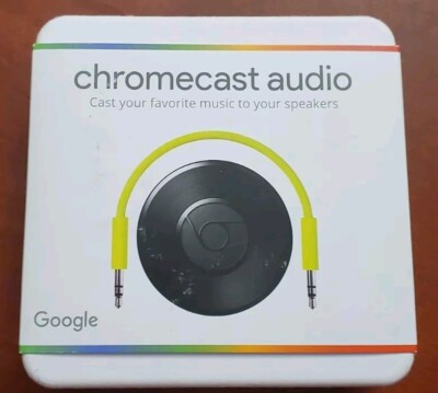 Google Chromecast Audio Media Streamer - RUX-J42 (Black) for Google Chromecast Audio Media Streamer - RUX-J42 (Black) for