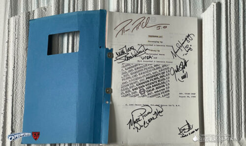 Marc McClure &#034;Jimmy Olsen&#034; Christopher Reeve Superman IV Autographed Script