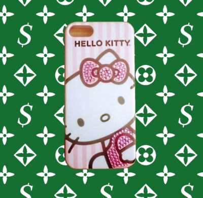 1) Rare Hello Kitty iPhone 5 Case Cover White-Pink New Valentines Day