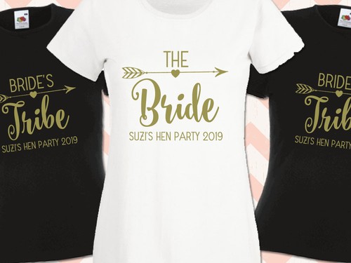 Hen Party T Shirts Brides Tribe 