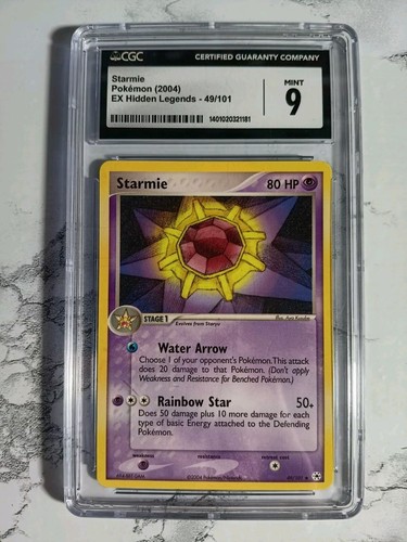 Starmie graded CGC 9 for sale on eBay