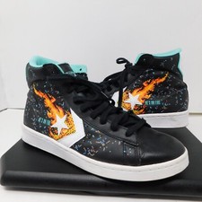 Converse Mens 9 NBA Jam Pro Leather Athletic Sneaker Shoe He?s On Fire