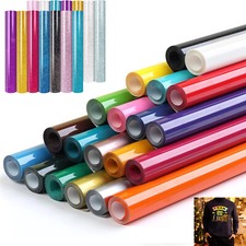 HTV Heat Transfer Vinyl Iron On Vinyl 2-12FT For T-shirt For Cricut Heat Press