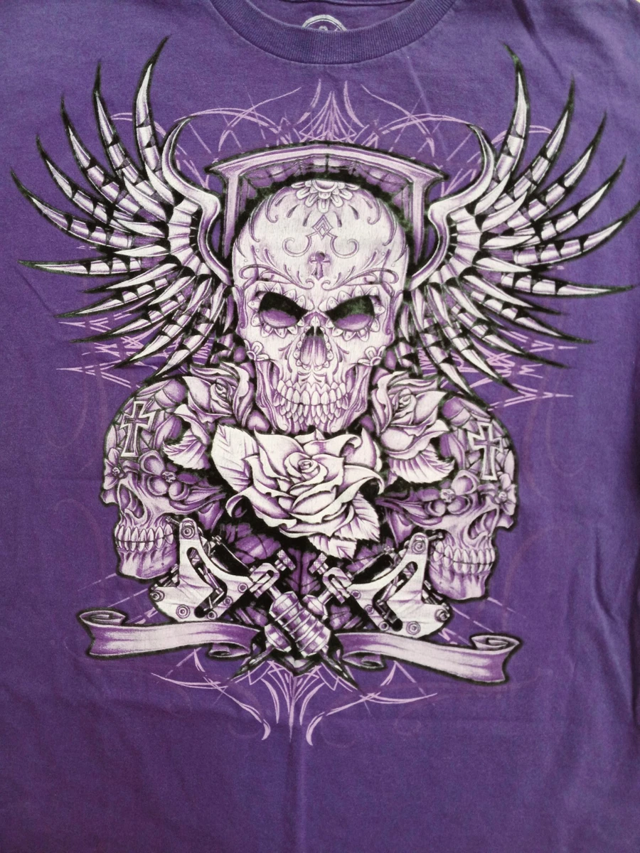 purple-skull-tattoo
