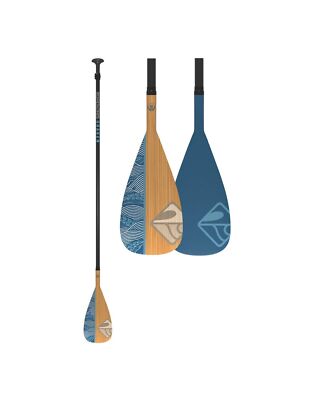 Boardworks 2 Piece SUP or Stand Up Paddle Board Paddle, Fiberglass Blade, Adj...
