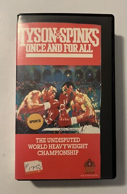 Mike Tyson  Spinks Once and for All VHS Video 1988  Rare Mike Tyson plus bonus 