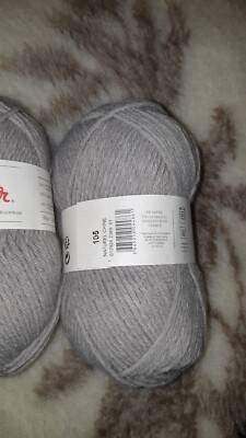 Lot De 5 Pelotes PHILDAR Partner 3.5 - Couleurs Beige 105 Et Marron 102, Neuves