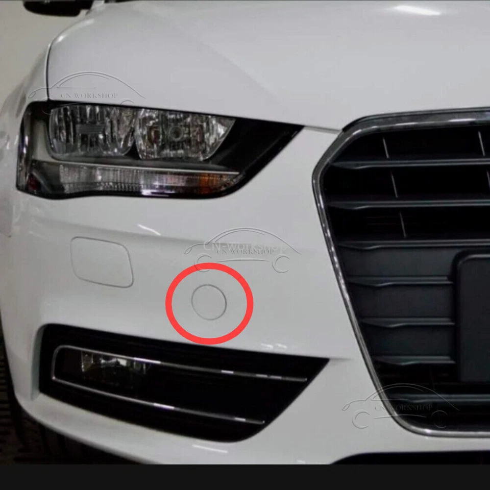 Car Front Bumper Tow Hook Eye Cover Cap For Audi A6 S6 2012 2013-2015 4G0807241 Foto 3 de 4