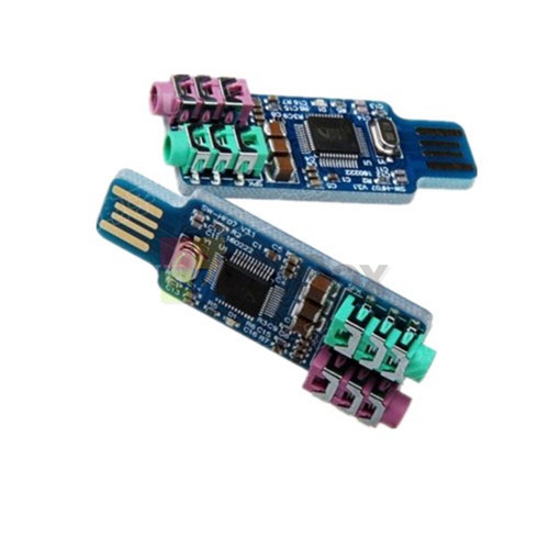 CM108 USB Drive Free USB Sound Card Laptop Computer External Sound Card Module - Picture 3 of 10