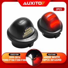 2x LED License Plate Light Tag Lamp Assembly for 1999-2016 Ford F-150 F250 F350