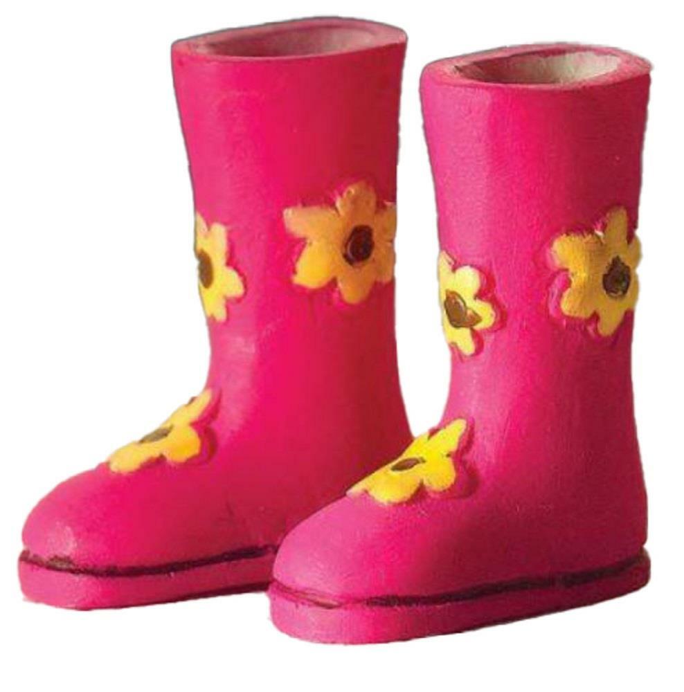 Dolls House Pink Flower Wellington 