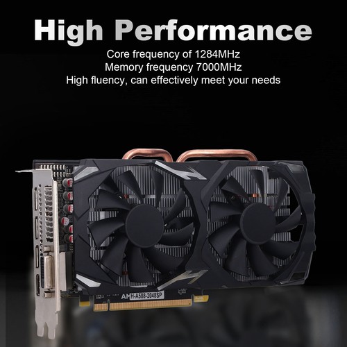RX580 Game Graphics Card 8GB GDDR5 256BIT Low Noise Desktop Computer Graphics C - Picture 15 of 22