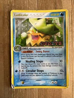 Pokémon TCG Ludicolo EX Deoxys 10/107 Reverse Holo Holo Rare DMG